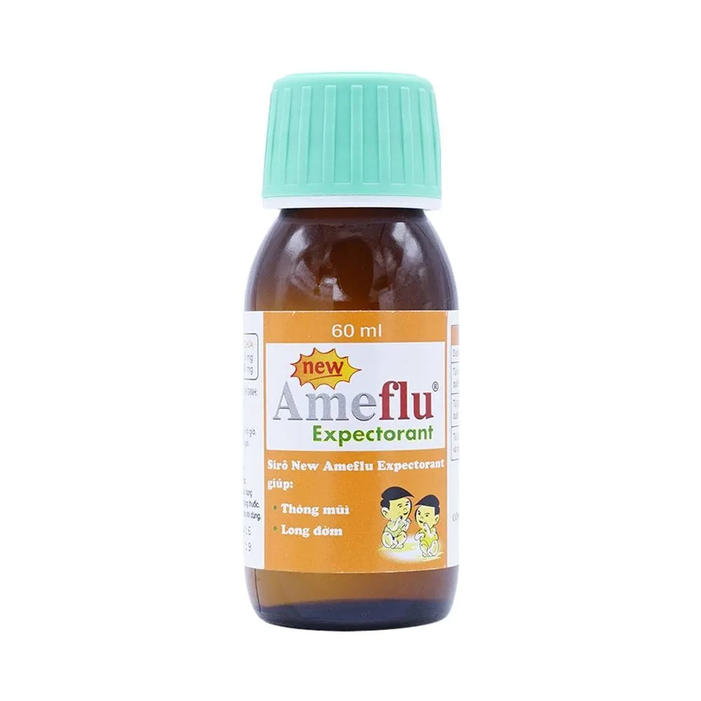 Hình ảnh Siro Ameflu Expectorant OPV thông mũi, long đờm (60ml)