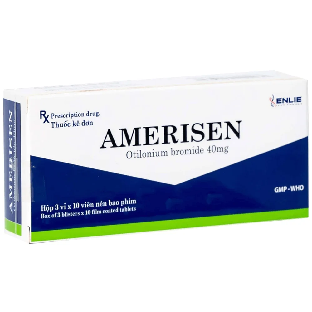 Hình ảnh Thuốc Amerisen 40mg Enlie điều trị hội chứng đại tràng kích thích (3 vỉ x 10 viên)