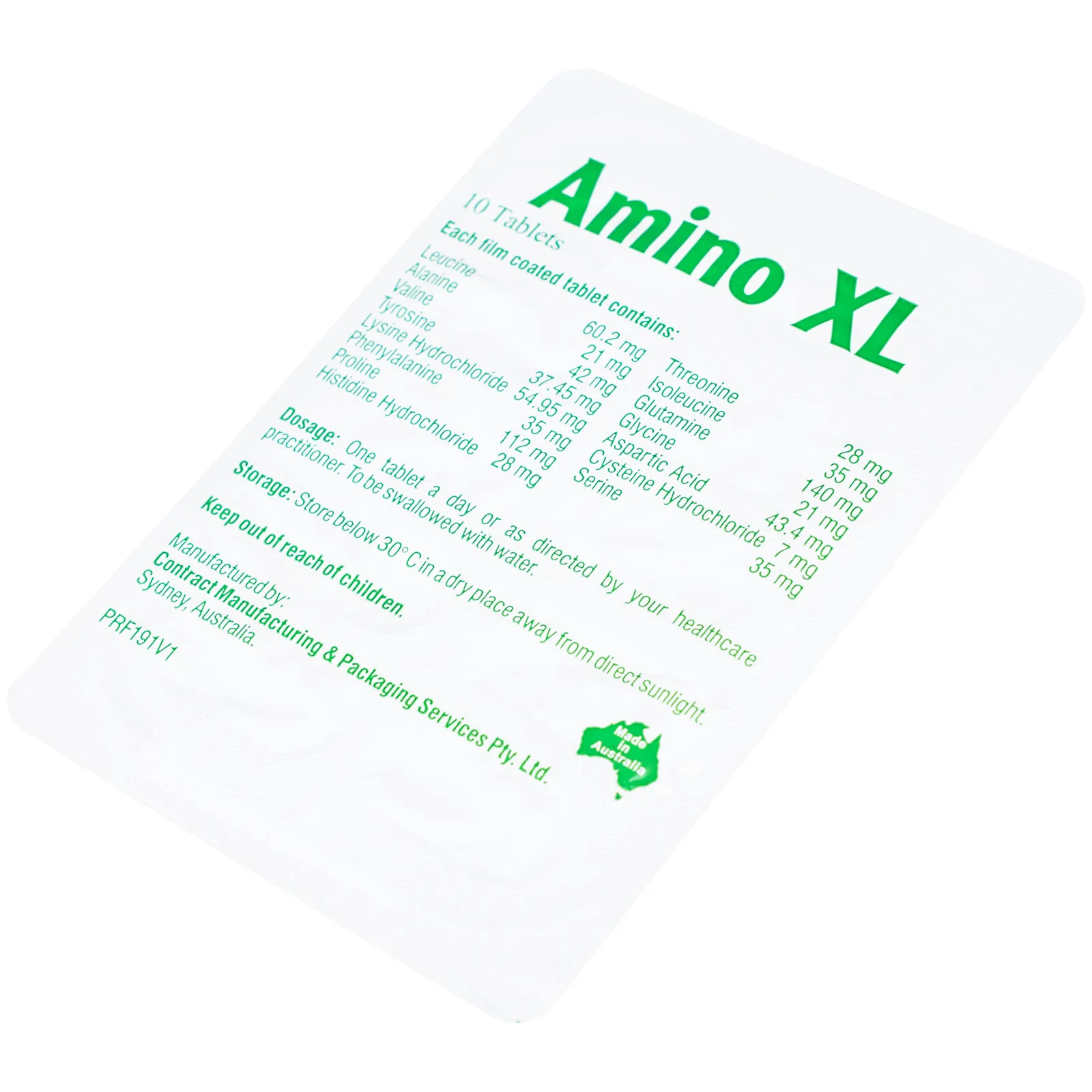 Hình ảnh Thuốc Amino XL CMPS hỗ trợ ngăn ngừa thiếu hụt protein, duy trì và cải thiện sức khỏe (3 vỉ x 10 viên)