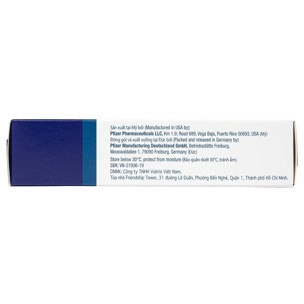 Hình ảnh Thuốc Amlor 5mg Tablets Viatris điều trị tăng huyết áp, đau thắt ngực (3 vỉ x 10 viên)