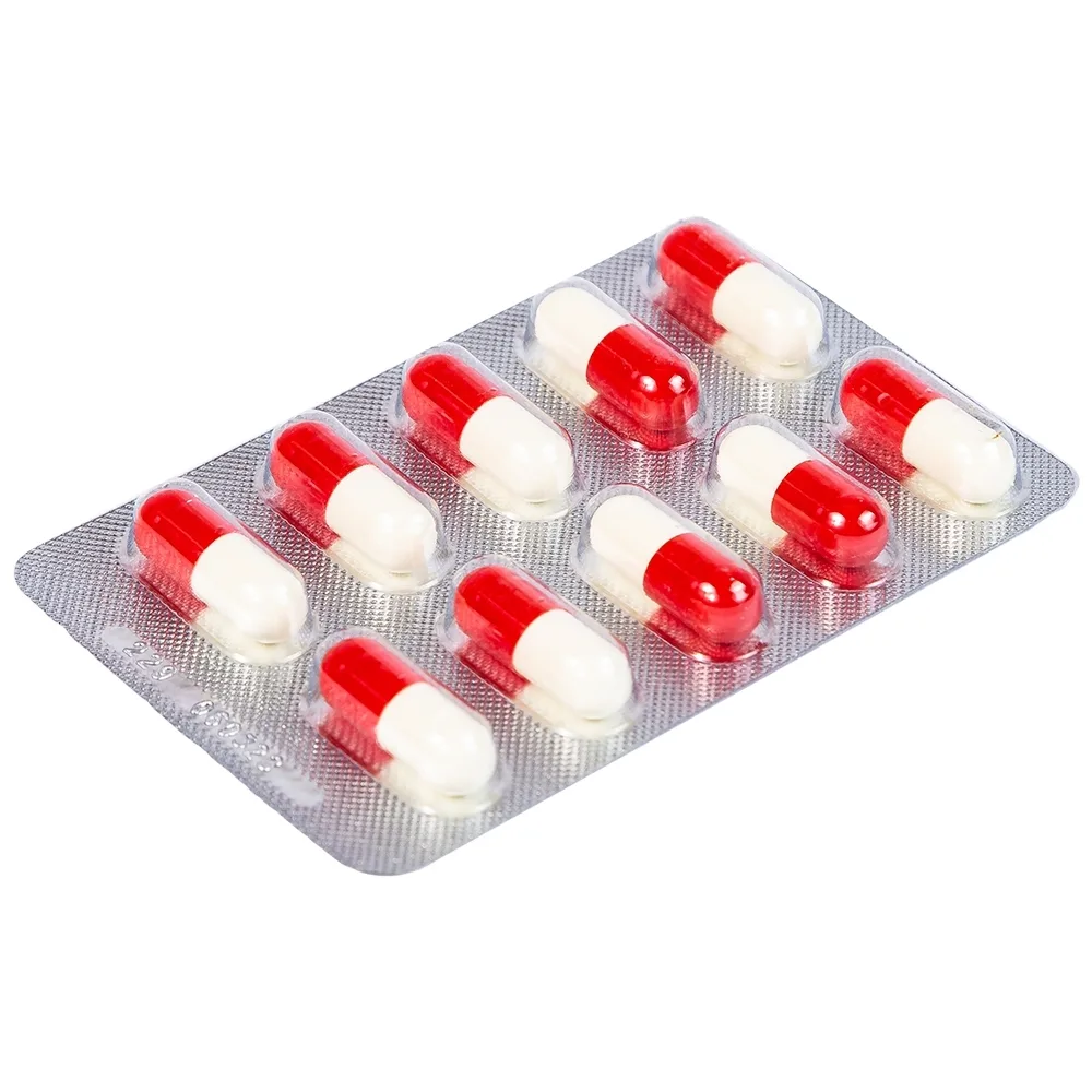 Hình ảnh Thuốc Ampicilin 500mg Thephaco điều trị nhiễm khuẩn (10 vỉ x 10 viên)