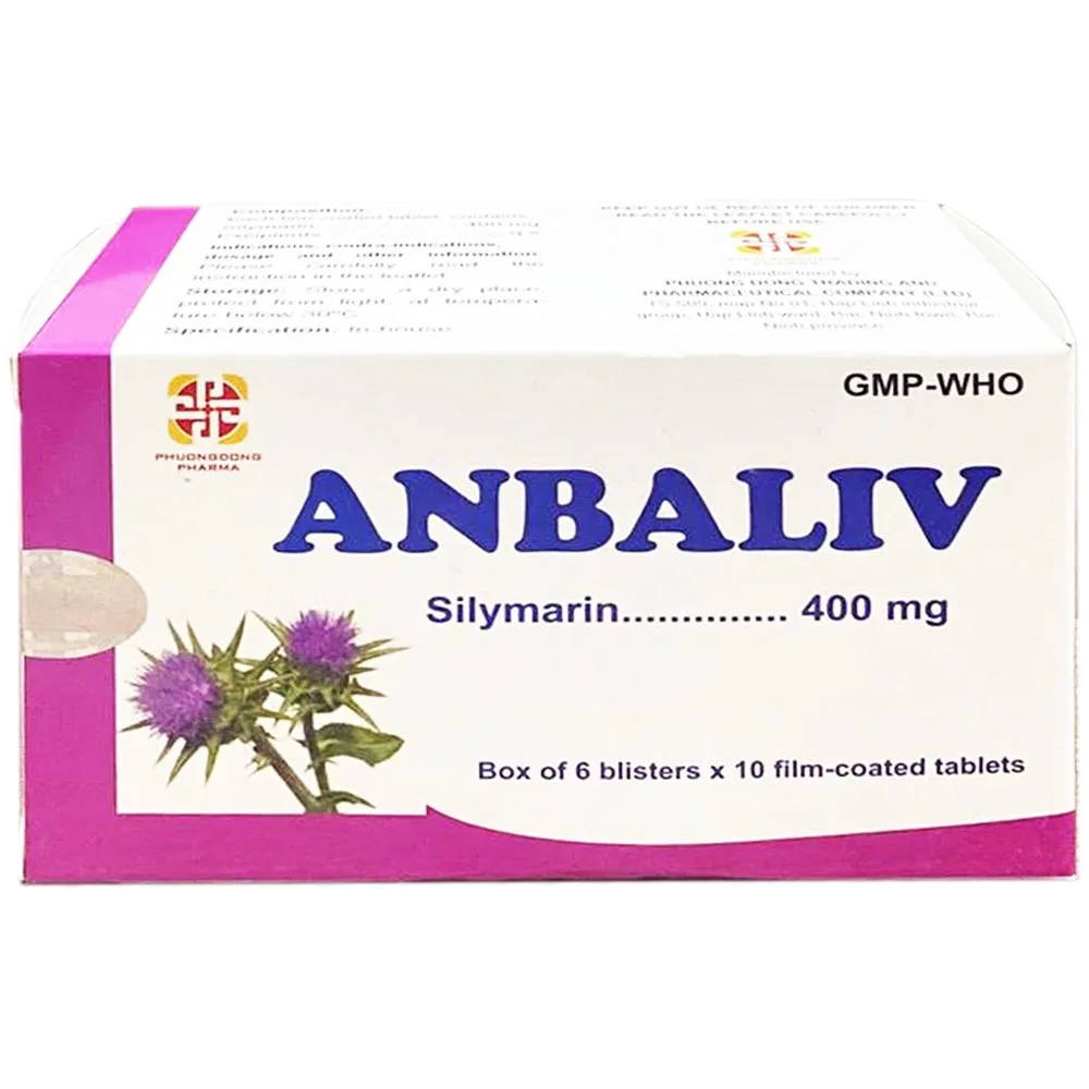 Hình ảnh Thuốc Anbaliv Phương Đông hỗ trợ điều trị các bệnh về gan (6 vỉ x 10 viên)