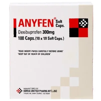 Hình ảnh Thuốc Anyfen 300mg United giảm các triệu chứng viêm khớp dạng thấp (10 vỉ x 10 viên)