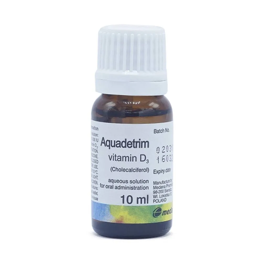 Hình ảnh Dung dịch uống Aquadetrim Vitamin D3 Medana phòng ngừa còi xương, loãng xương (10ml)