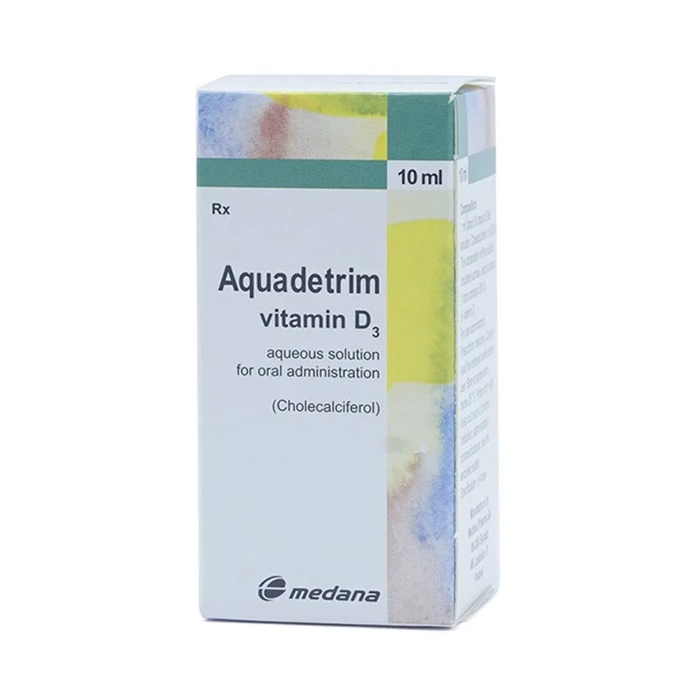 Hình ảnh Dung dịch uống Aquadetrim Vitamin D3 Medana phòng ngừa còi xương, loãng xương (10ml)