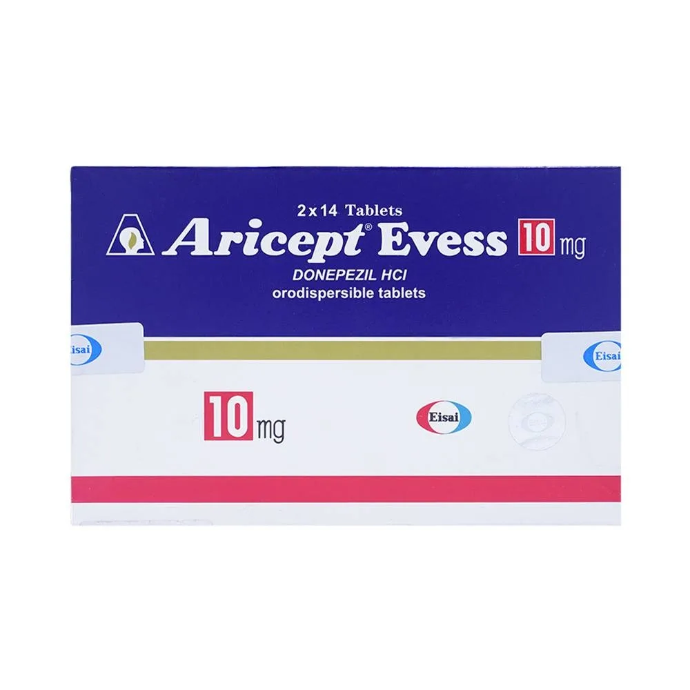 Hình ảnh Thuốc Aricept Evess 10mg Eisai điều trị triệu chứng bệnh azheimer (2 vỉ x 14 viên)