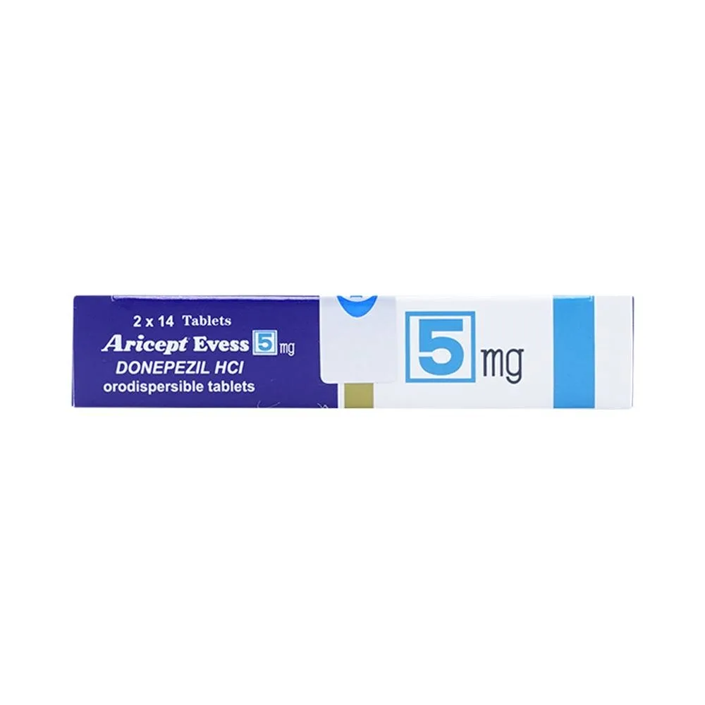 Hình ảnh Thuốc Aricept Evess 5mg Eisai điều trị triệu chứng bệnh azheimer (2 vỉ x 14 viên)