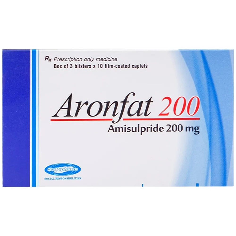 Hình ảnh Thuốc Aronfat 200 Savi điều trị tâm thần phân liệt cấp tính và mạn tính (3 vỉ x 10 viên)