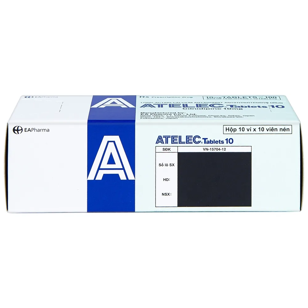 Hình ảnh Thuốc Atelec Tablets 10 EA Pharma.điều trị tăng huyết áp (10 vỉ x 10 viên)