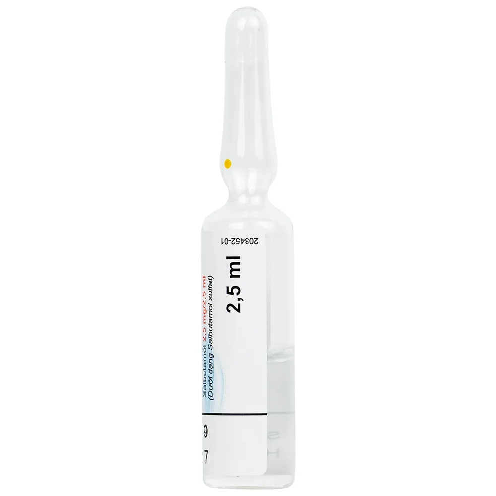 Hình ảnh Dung dịch khí dung AtiSaltolin 2,5mg/2,5ml An Thiên điều trị chứng co thắt phế quản (5 ống)