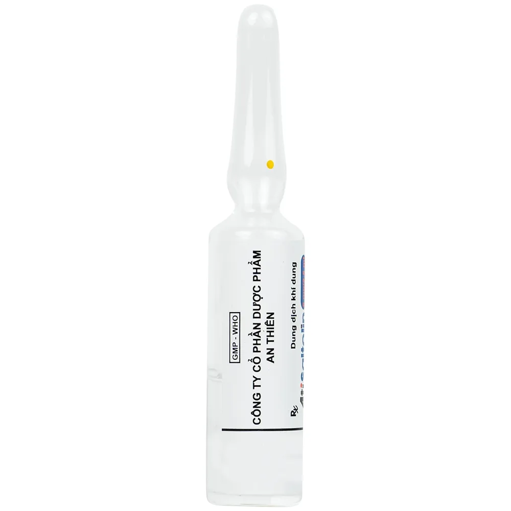Hình ảnh Dung dịch khí dung AtiSaltolin 5mg/2,5ml An Thiên điều trị chứng co thắt phế quản (1 vỉ x 5 ống)