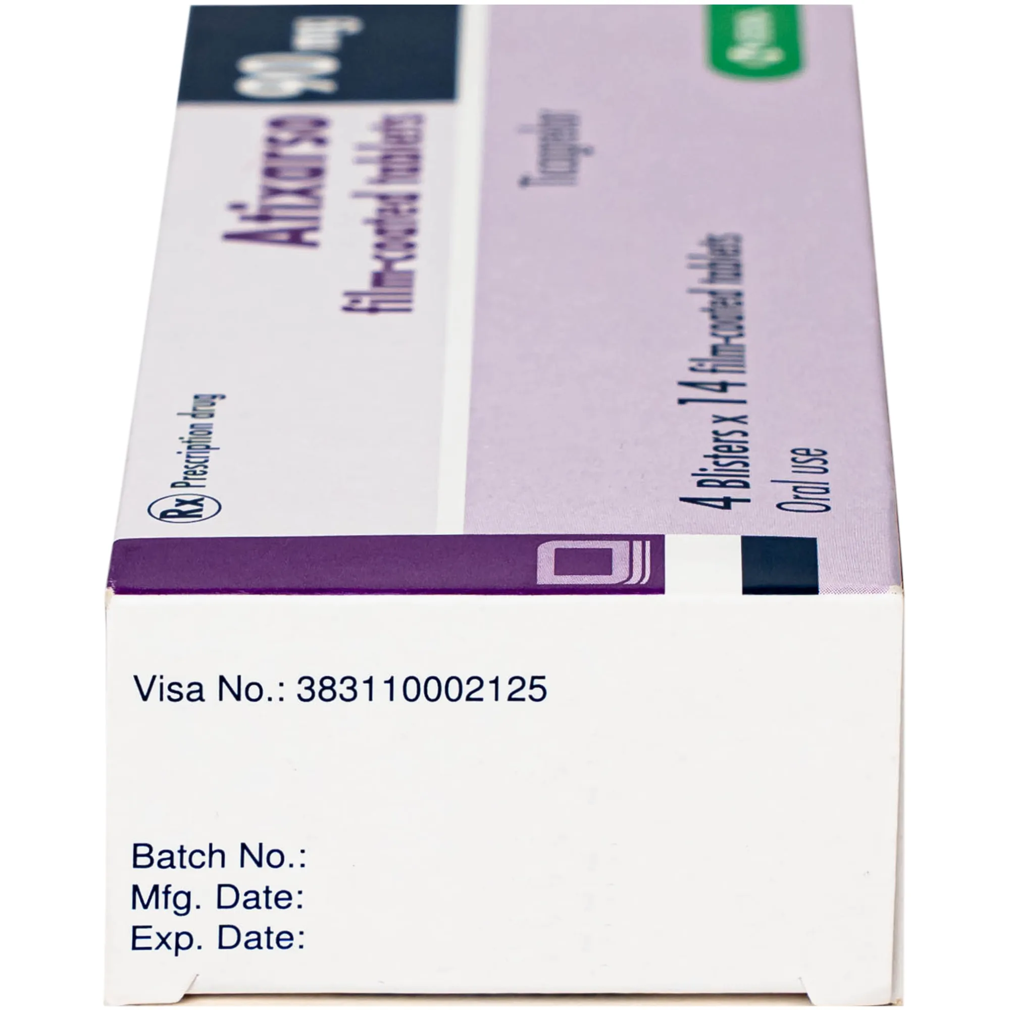 Hình ảnh Thuốc Atixarso 90mg Krka giảm nguy cơ bị lên cơn đau tim , đột quỵ (4 vỉ x 14 viên)