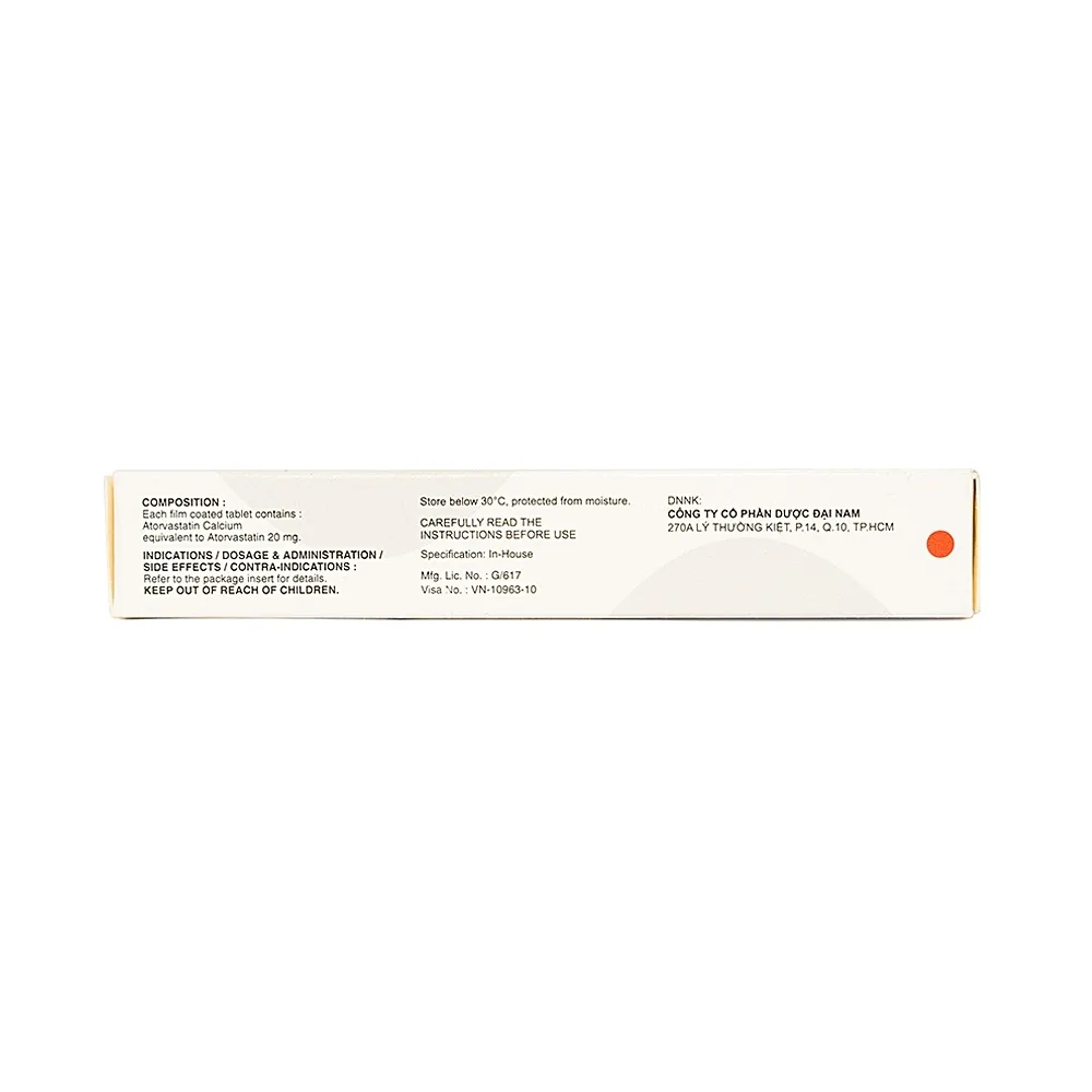 Hình ảnh Thuốc Troytor 20 Troikka hỗ trợ giảm cholesterol toàn phần (3 vỉ x 10 viên) 