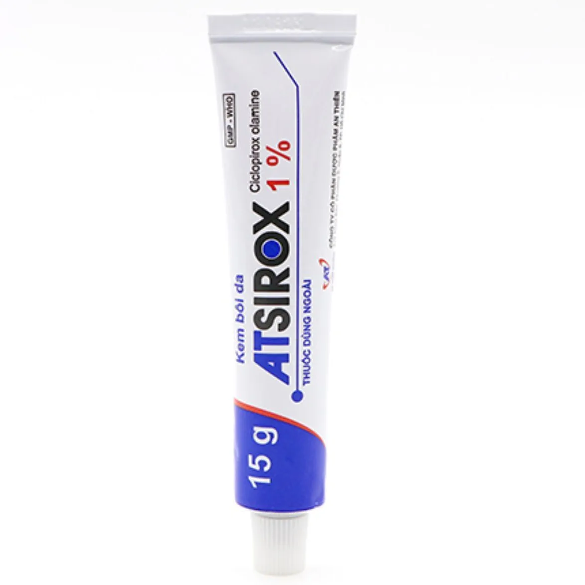 Hình ảnh Kem bôi da Atsirox 1% An Thiên điều trị các bệnh nhiễm nấm (15g)
