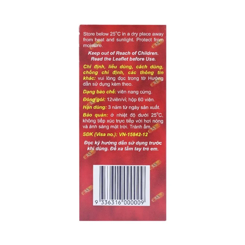 Hình ảnh Thuốc Ausbiobone Biopharm điều trị triệu chứng thoái hóa khớp gối nhẹ và trung bình (60 viên)