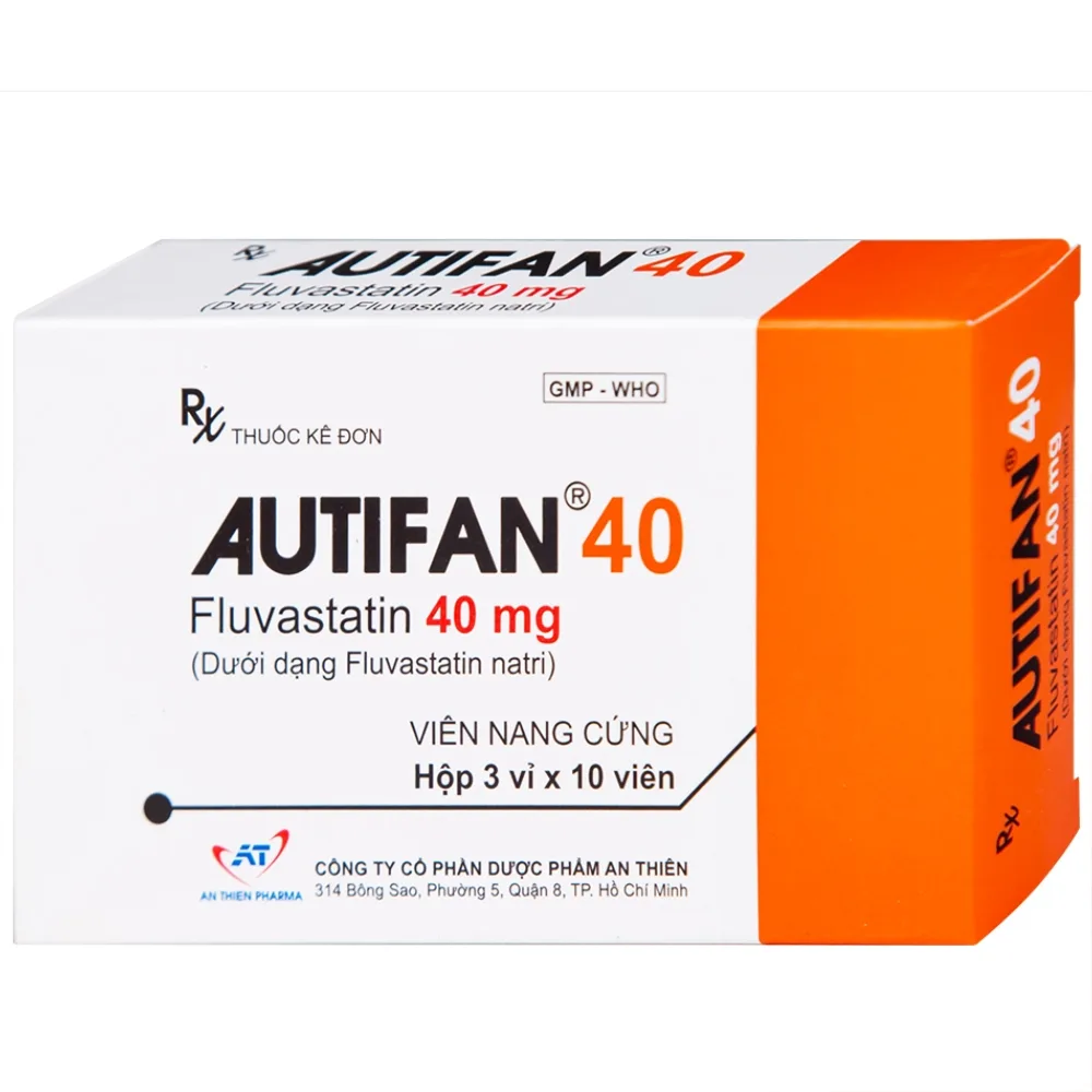 Hình ảnh Thuốc Autifan 40 An Thiên điều trị rối loạn lipid huyết (3 vỉ x 10 viên)