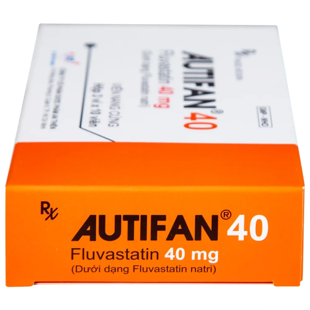 Hình ảnh Thuốc Autifan 40 An Thiên điều trị rối loạn lipid huyết (3 vỉ x 10 viên)