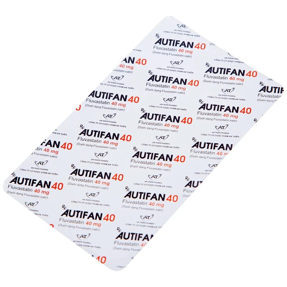 Hình ảnh Thuốc Autifan 40 An Thiên điều trị rối loạn lipid huyết (3 vỉ x 10 viên)