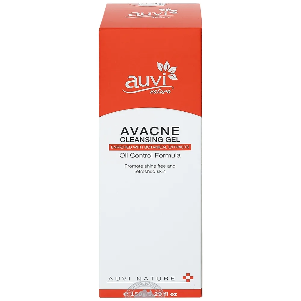 Hình ảnh Gel rửa mặt Avacne Cleansing Auvi giúp làm sạch và giảm nhờn, dưỡng ẩm và se khít lỗ chân lông (150g)
