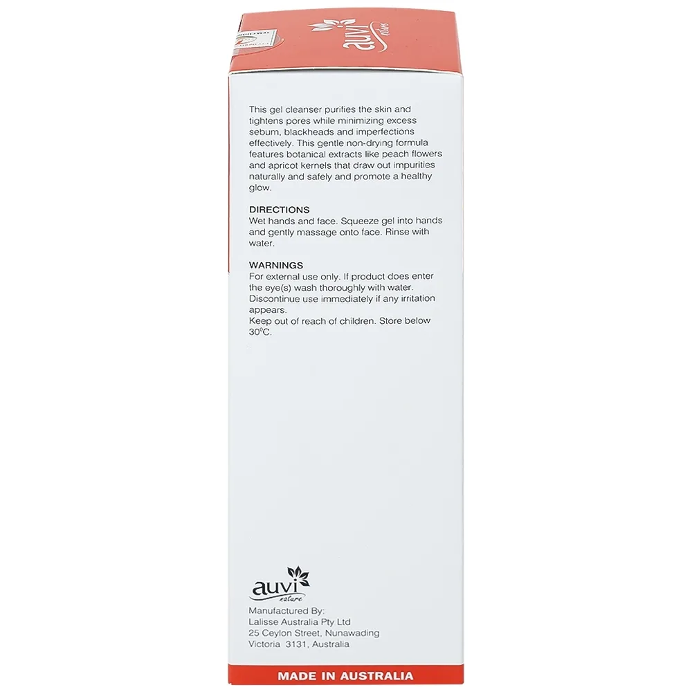 Hình ảnh Gel rửa mặt Avacne Cleansing Auvi giúp làm sạch và giảm nhờn, dưỡng ẩm và se khít lỗ chân lông (150g)