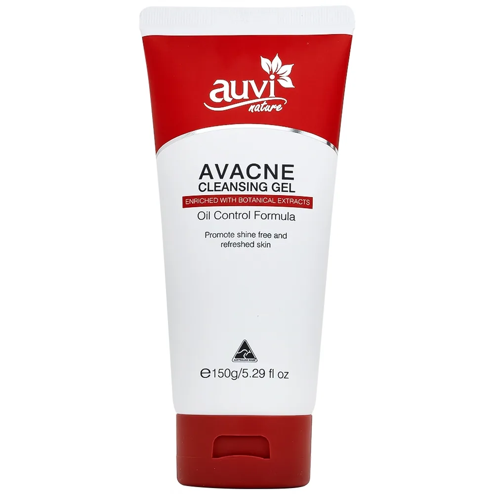 Hình ảnh Gel rửa mặt Avacne Cleansing Auvi giúp làm sạch và giảm nhờn, dưỡng ẩm và se khít lỗ chân lông (150g)