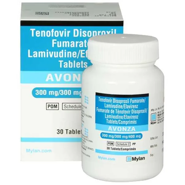 Hình ảnh Thuốc Avonza 300mg/300mg/400mg Mylan điều trị nhiễm virus HIV (30 viên)