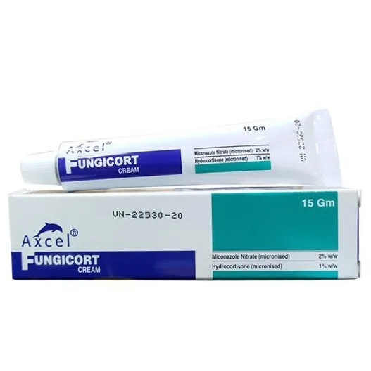 Hình ảnh Kem bôi Axcel Fungicort Cream điều trị viêm da, dị ứng ngoài da (15g)