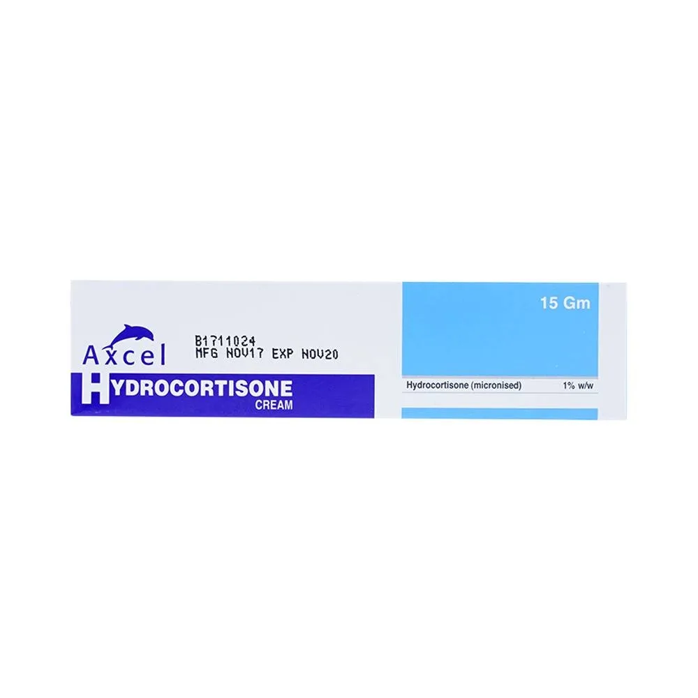 Hình ảnh Kem bôi Axcel Hydrocortisone Cream điều trị dị ứng ngoài da, viêm da tiếp xúc (15g)