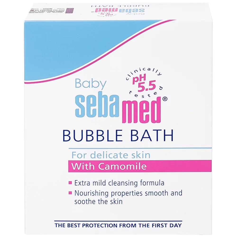 Hình ảnh Sữa tắm Baby Sebamed Bubble Bath pH5.5 giúp làm sạch bụi bẩn bám trên da bé (200ml)