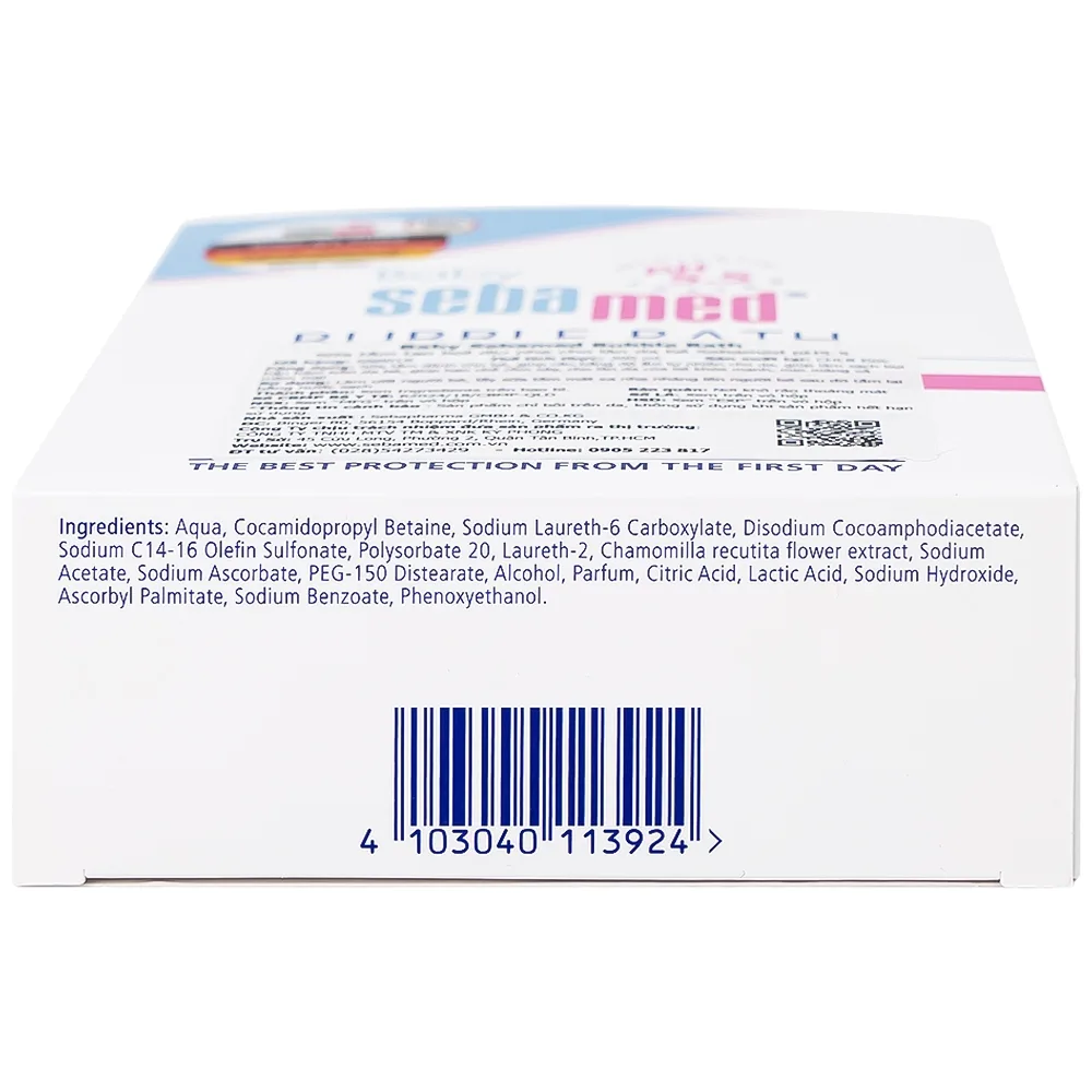 Hình ảnh Sữa tắm Baby Sebamed Bubble Bath pH5.5 giúp làm sạch bụi bẩn bám trên da bé (200ml)