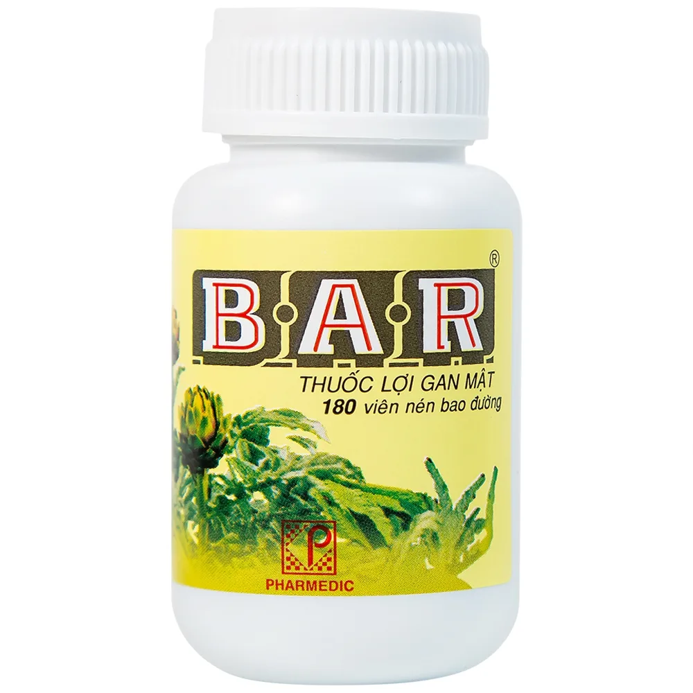 Hình ảnh Thuốc lợi gan mật Bar Pharmedic điều trị các bệnh về gan (180 viên)