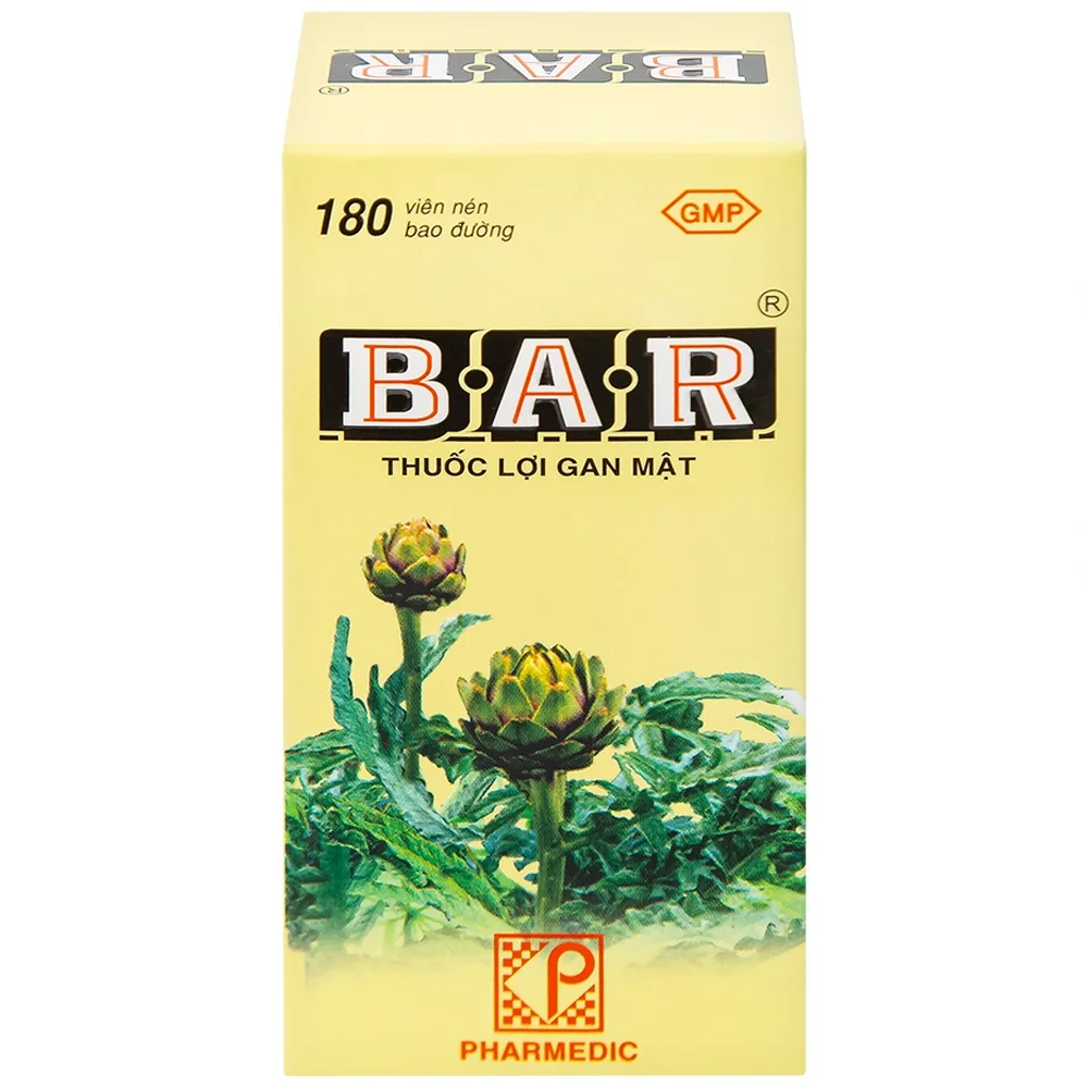 Hình ảnh Thuốc lợi gan mật Bar Pharmedic điều trị các bệnh về gan (180 viên)