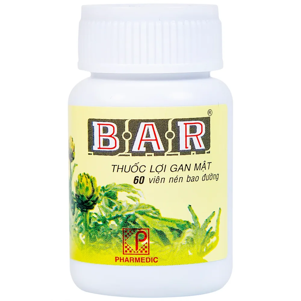 Hình ảnh Thuốc lợi gan mật Bar Pharmedic điều trị các bệnh về gan (60 viên)