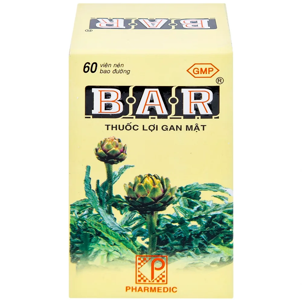 Hình ảnh Thuốc lợi gan mật Bar Pharmedic điều trị các bệnh về gan (60 viên)