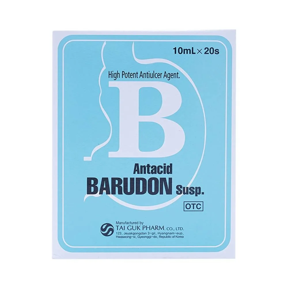 Hình ảnh Hỗn dịch Barudon Susp Clesstra giảm đau nhanh trong viêm dạ dày, loét dạ dày - tá tràng (20 gói x 10ml)
