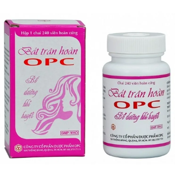 Hình ảnh Thuốc Bát Trân Hoàn OPC bổ dưỡng khí huyết ở phụ nữ (240 viên)
