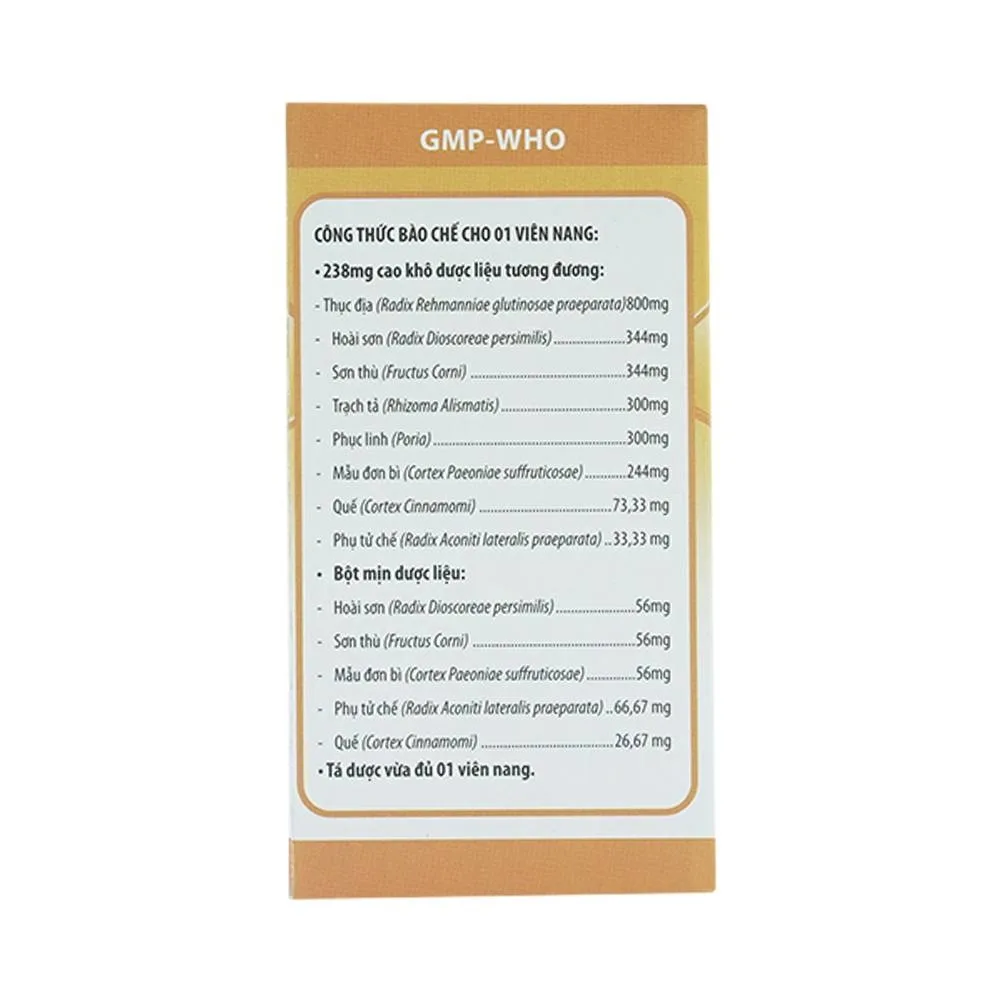 Hình ảnh Thuốc Bát Vị-F Fito ích thận khí, bổ mệnh môn hỏa (40 viên)