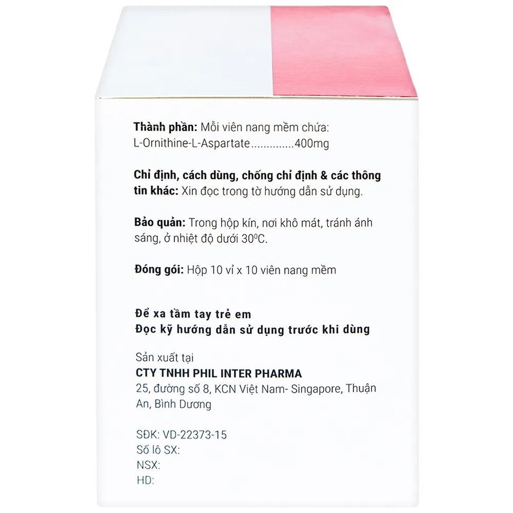 Hình ảnh Thuốc Batonat 400mg Phil điều trị bệnh viêm gan cấp tính, viêm gan mạn tính (10 vỉ x 10 viên)