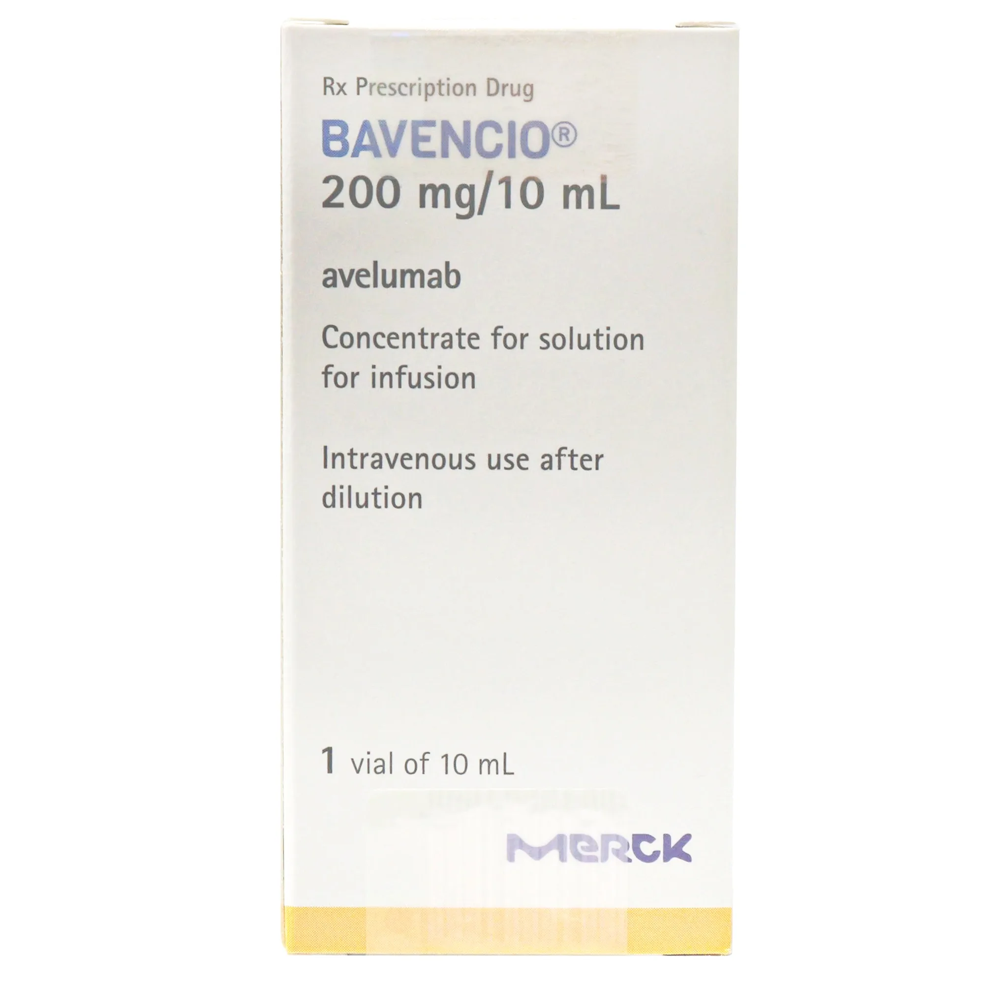 Hình ảnh Thuốc Bavencio 200mg Merck điều trị ung thư biểu mô tế bào Merkel di căn (10ml)