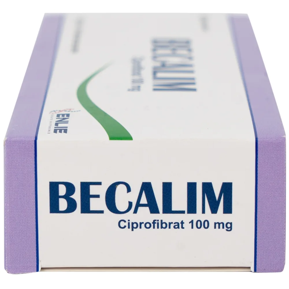 Hình ảnh Thuốc Becalim 100mg Enlie Pharma điều trị tăng Cholesterol máu (3 vỉ x 10 viên)