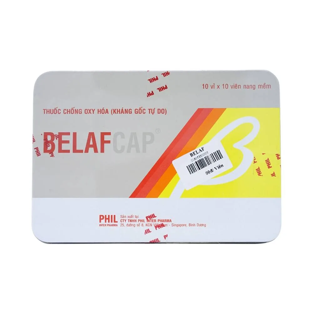Hình ảnh Thuốc Belafcap Phil cung cấp vitamin, khoáng chất, tăng đề kháng (10 vỉ x 10 viên)