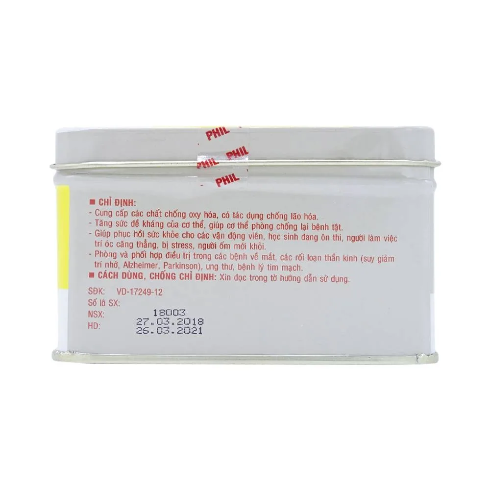 Hình ảnh Thuốc Belafcap Phil cung cấp vitamin, khoáng chất, tăng đề kháng (10 vỉ x 10 viên)