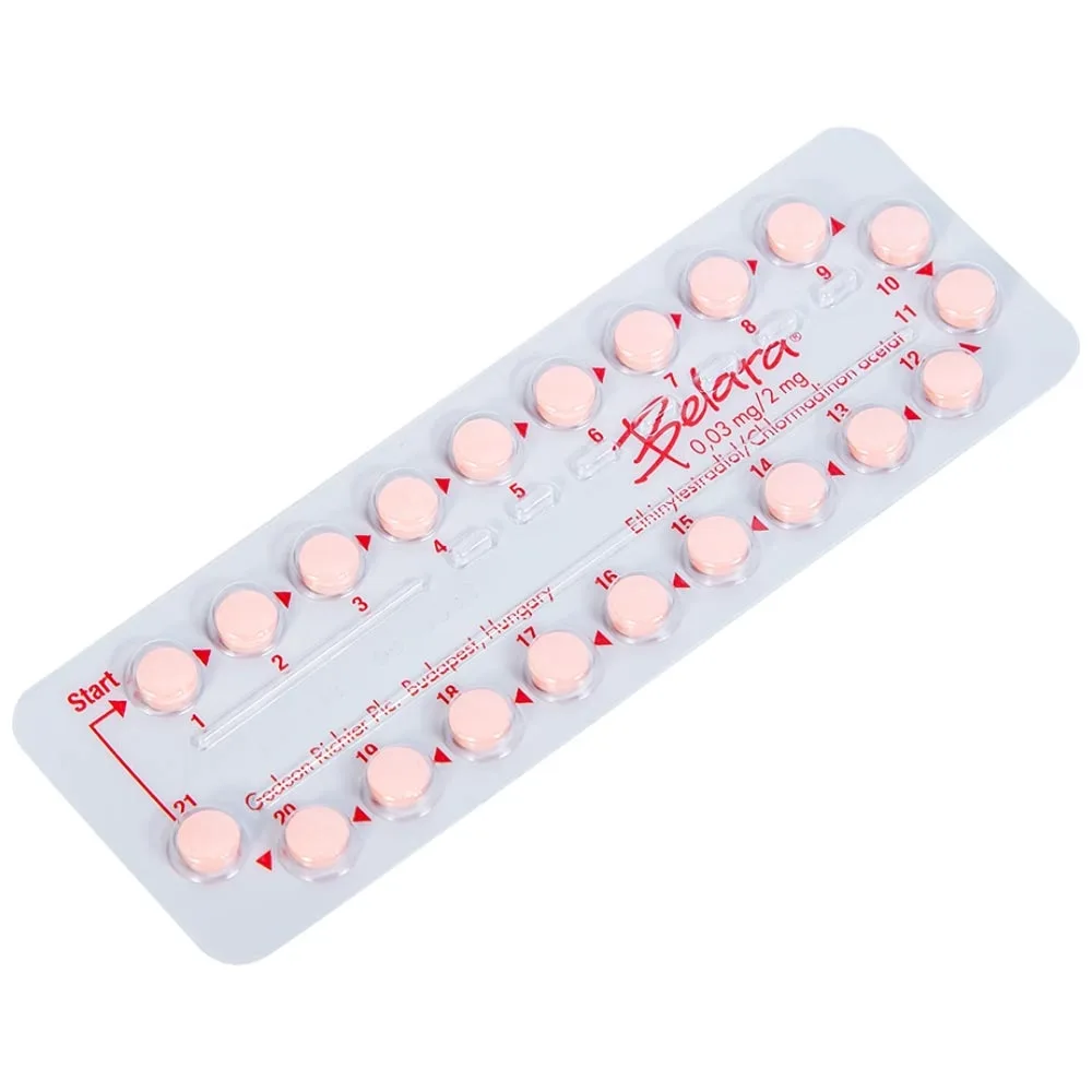 Hình ảnh Thuốc tránh thai hằng ngày Belara Gedeon (1 vỉ x 21 viên)