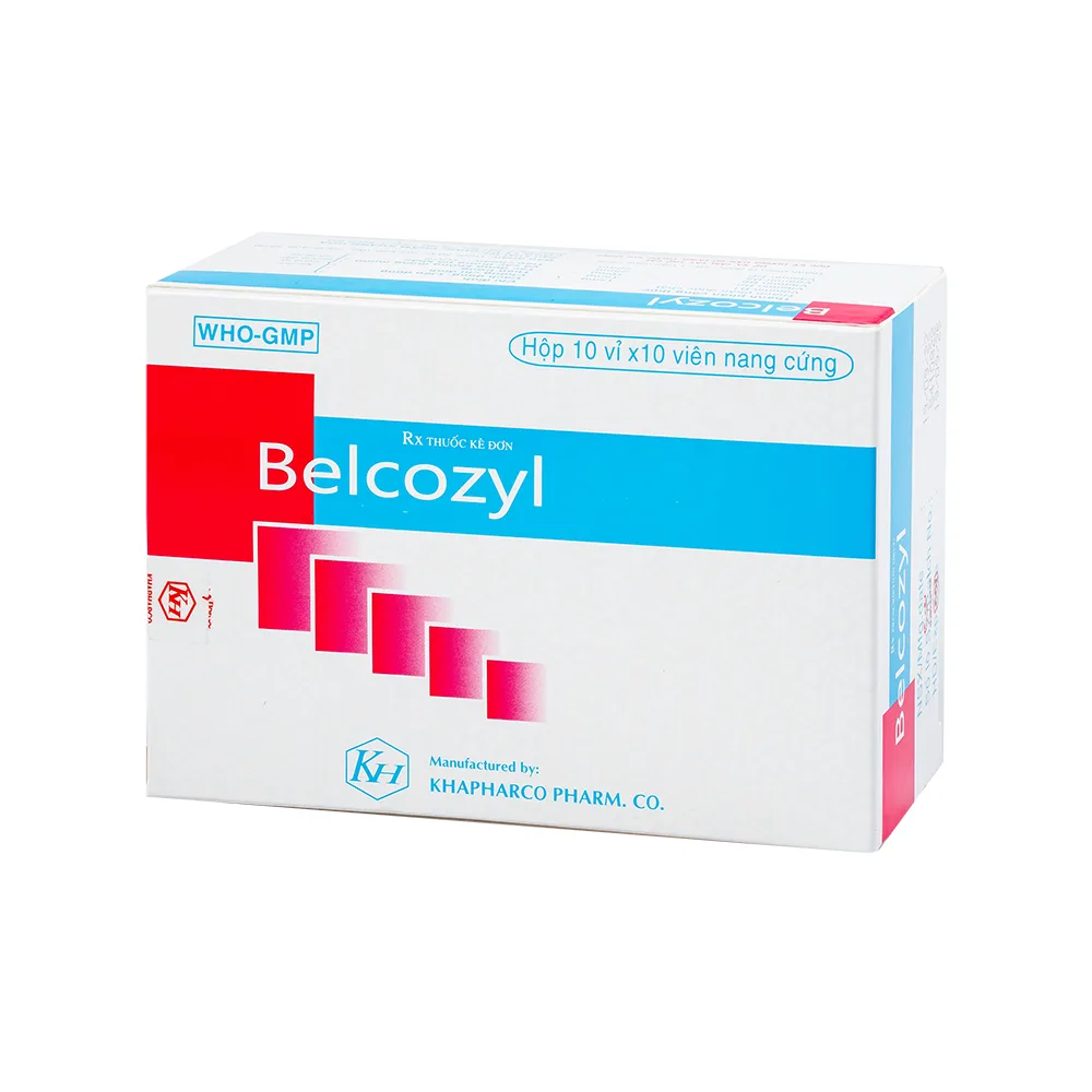 Hình ảnh Thuốc Belcozyl Khapharco phòng ngừa và điều trị thiếu vitamin nhóm B (100 viên)