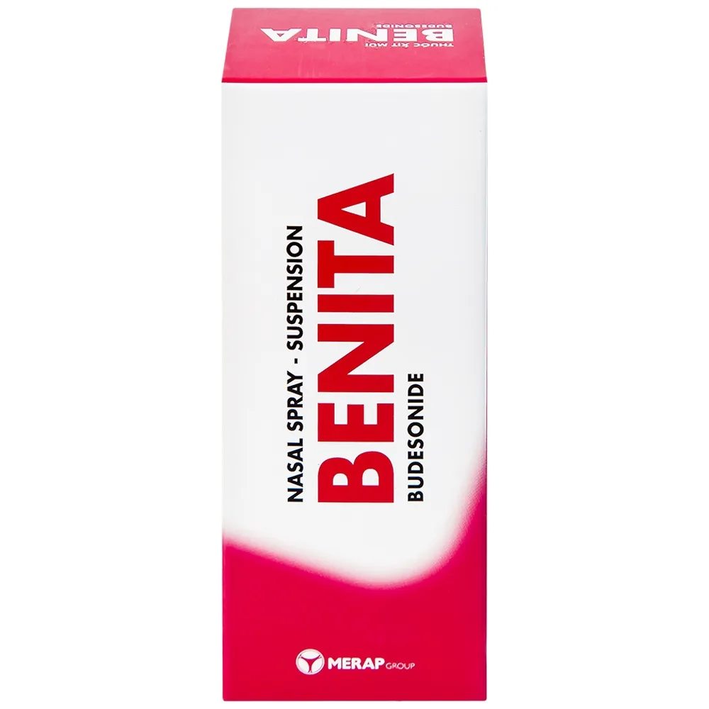 Hình ảnh Thuốc xịt mũi Benita Merap điều trị viêm mũi dị ứng, polyp mũi (120 liều)