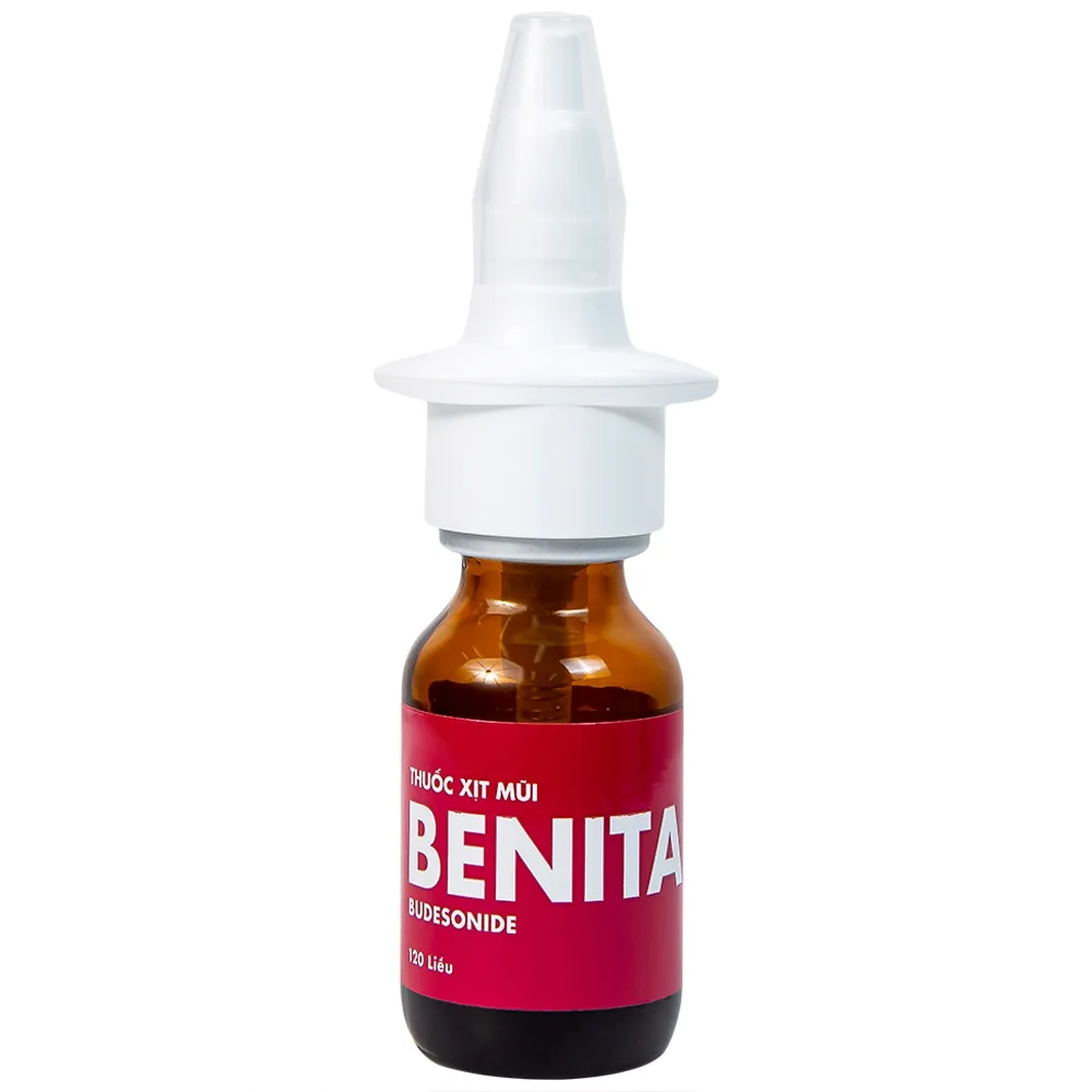 Hình ảnh Thuốc xịt mũi Benita Merap điều trị viêm mũi dị ứng, polyp mũi (120 liều)