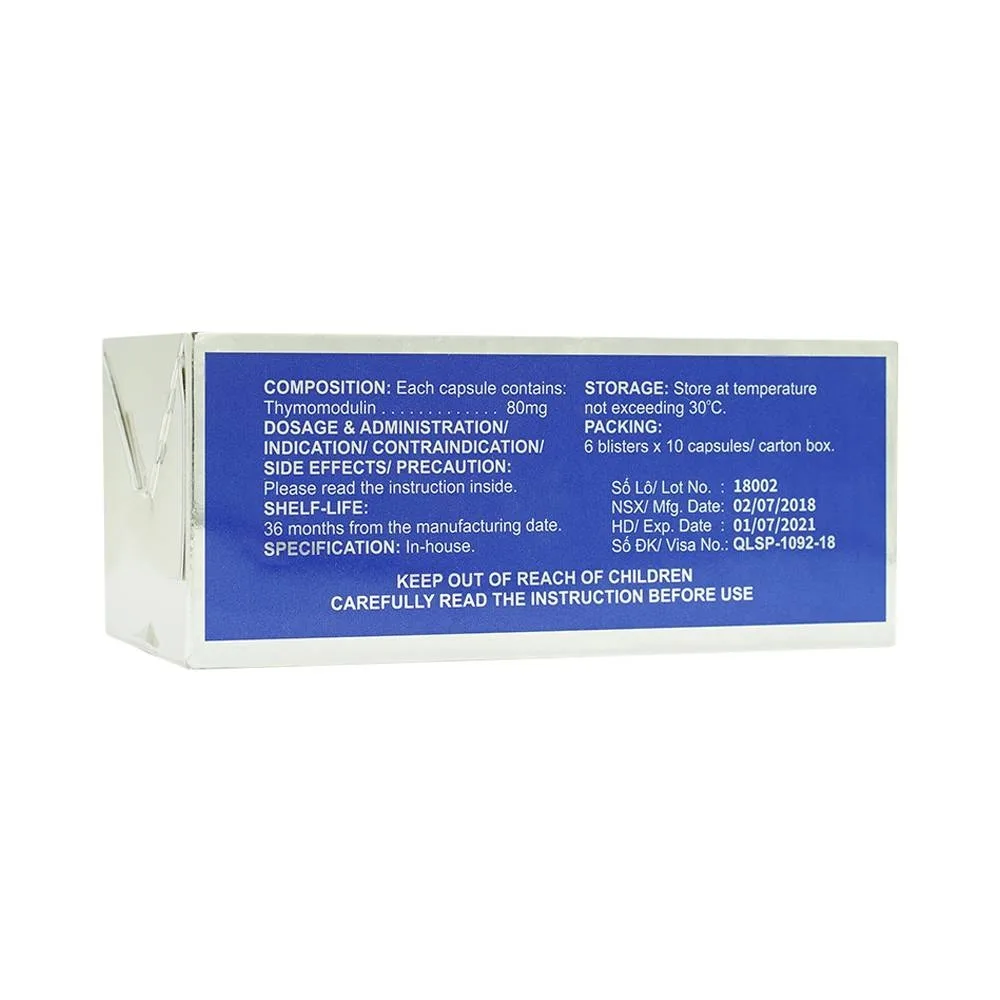 Hình ảnh Thuốc Bentarcin 80mg Kolmar chống ung thư, hỗ trợ điều trị tác động vào hệ miễn dịch (6 vỉ x 10 viên)