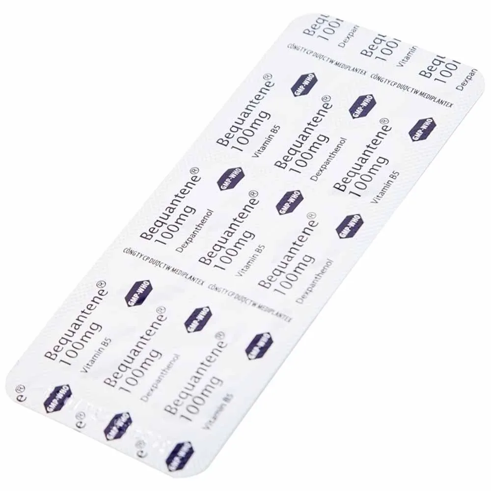 Hình ảnh Thuốc Bequantene 100mg Mediplantex điều trị chứng rụng tóc lan tỏa (2 vỉ x 10 viên)