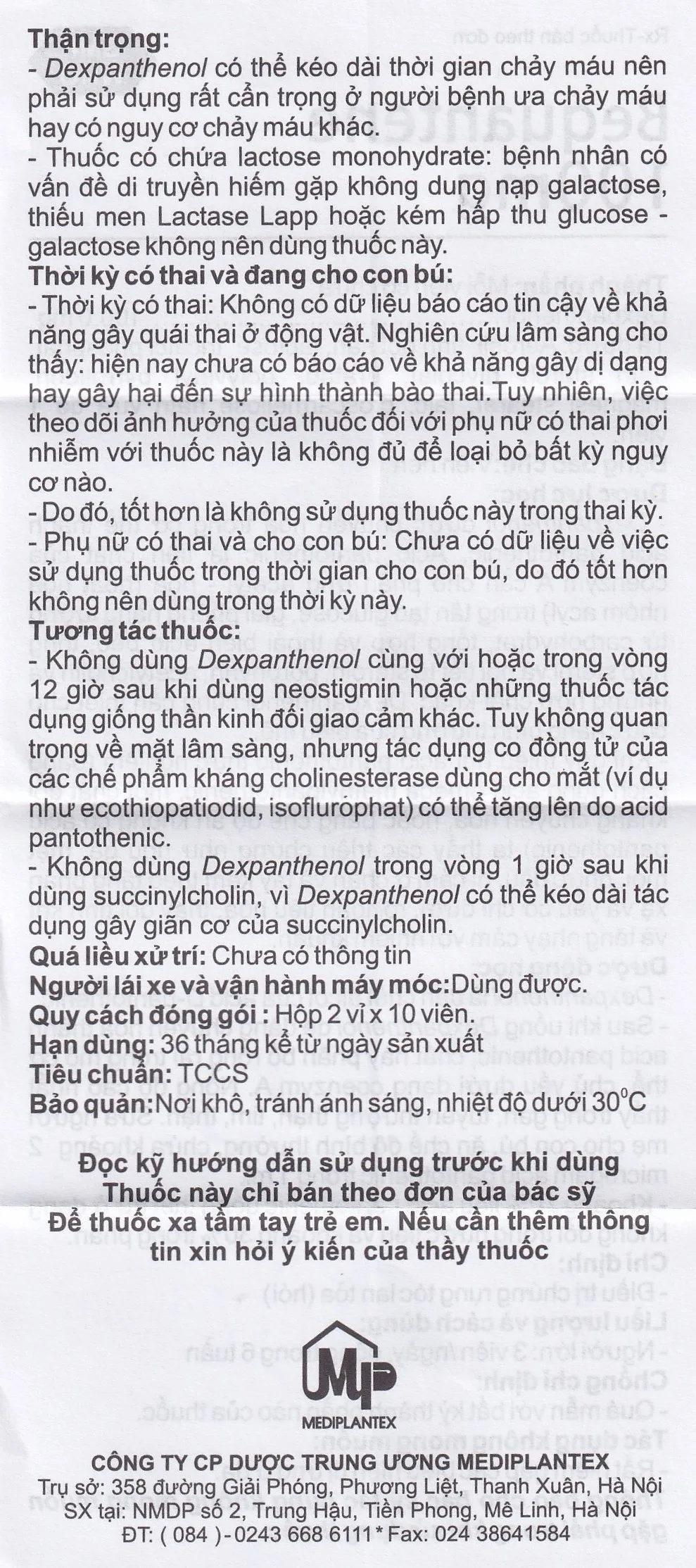 Hình ảnh Thuốc Bequantene 100mg Mediplantex điều trị chứng rụng tóc lan tỏa (2 vỉ x 10 viên)