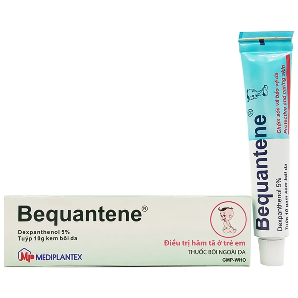 Hình ảnh Kem bôi da Bequantene 5% Mediplantex điều trị hăm tả trẻ em (10g)